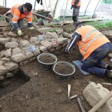 Les vestiges de murs d'un complexe de bâtiments romains datant d'environ 2000 ans ont été découverts dans une gravière à Cham (ZG).